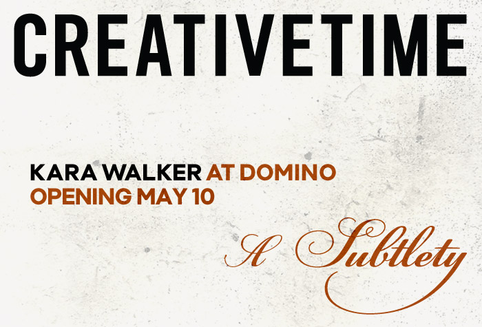 Kara Walker at Domino - Opening May 10