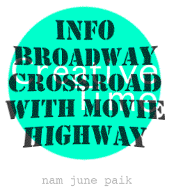 Info

Broadway Crossroad with Movie Highway by Nam June Paik