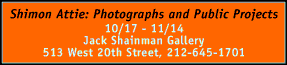 Shimon Attie-Photographs and Public Project at Jack Shainman Gallery 10-17-11-14