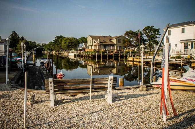 A quiet lagoon in Brick, New Jersey. Photo by Michael Premo / Sandy Storyline, 2013.